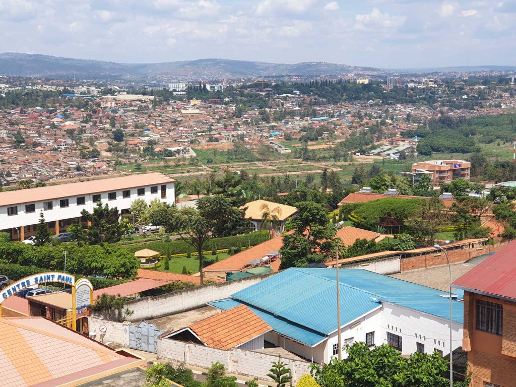 Vue de la chambre à Kigali